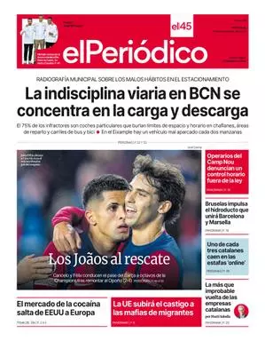 La portada de EL PERIÓDICO del 29 de noviembre de 2023