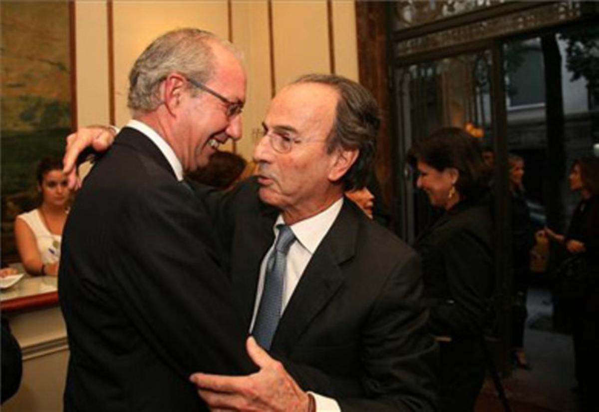 Santiago Dexeus, a la derecha, en mayo del 2008.