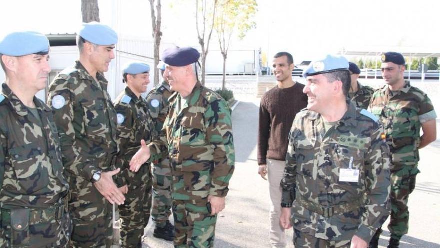 El jefe militar libanés del sector de la Brilib destaca el trabajo del contingente español