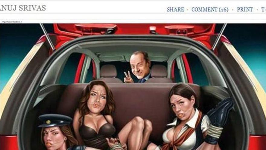 Ford India se disculpa por un anuncio en el que caricaturiza a Berlusconi