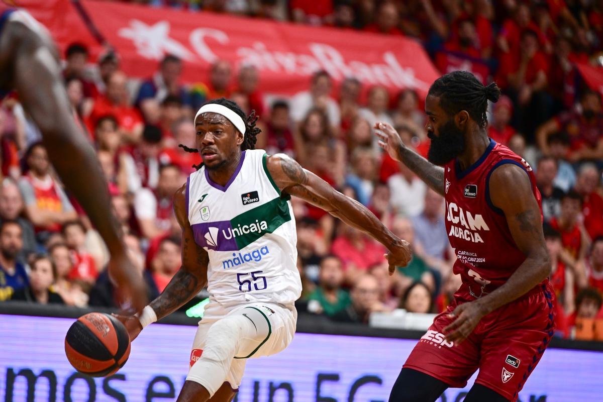 Play off ACB | Semifinales (cuarto partido): UCAM Murcia - Unicaja, en imágenes