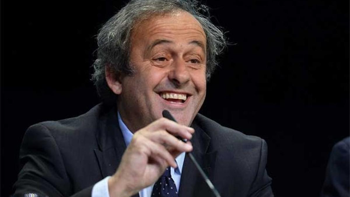 Michel Platini, presidente de la UEFA