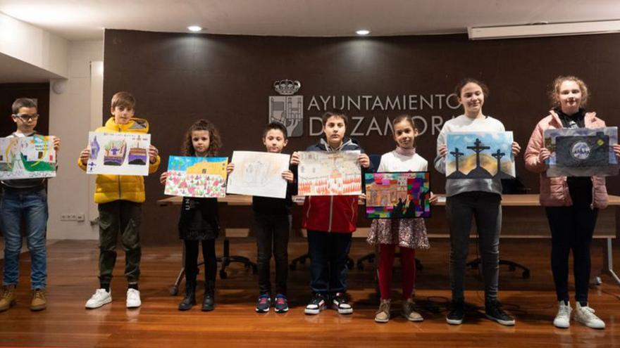 Ruana Berghalde, ganadora del V certamen de dibujo de Luz Penitente