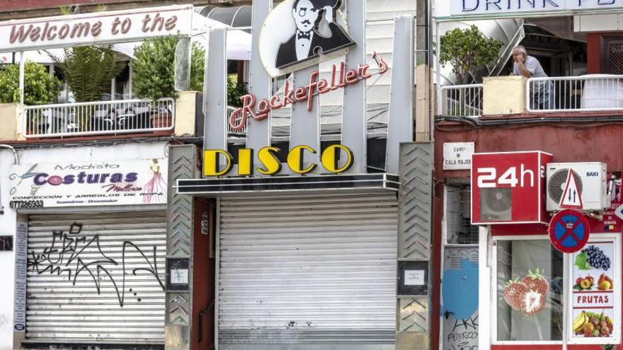 Discoteca Rockefelle’s, en Cala Major, donde se produjo la agresión mortal el pasado viernes.