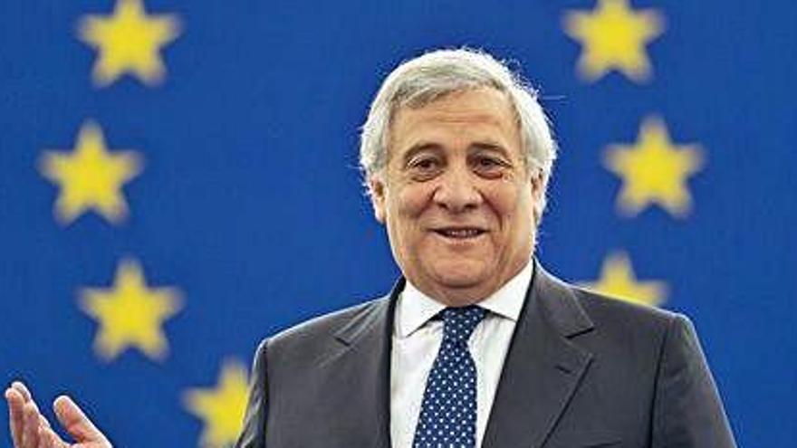 El president de l&#039;Eurocambra, Antonio Tajani