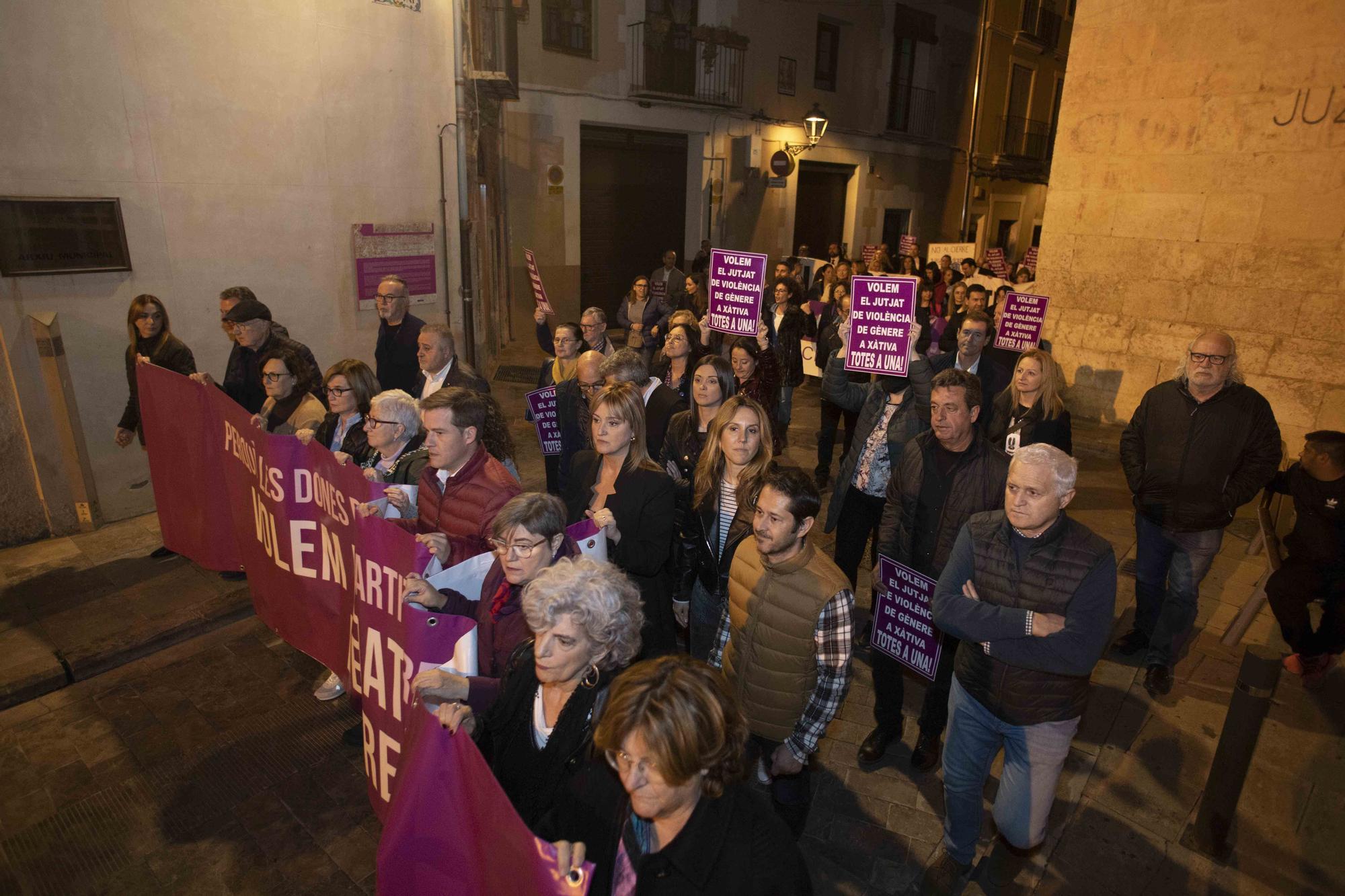 Xàtiva se une para reivindicar la permanencia del juzgado de violencia de género