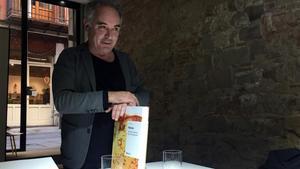 Ferran Adrià, durante la presentación del libro ’Bebidas’ en la Vila Viniteca, en Barcelona.