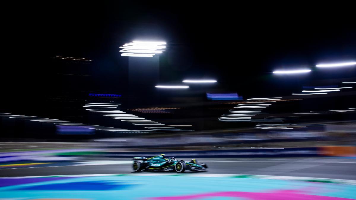 Fernando Alonso, el pasado año en el circuito saudí de Jeddah