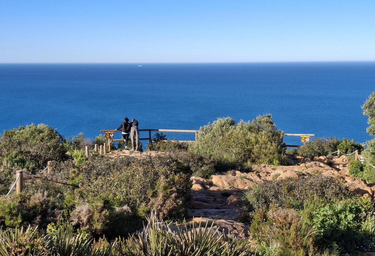 El mirador de la cara norte del cabo de Sant Antoni