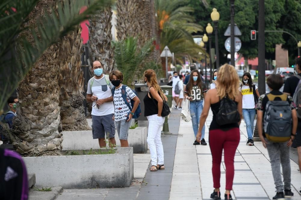 Vuelta al cole de los alumnos de Secundaria