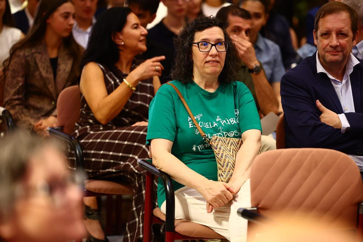 Protesta sindical ante el Pignatelli el día de la educación aragonesa. Protesta sindical ante el Pignatelli el día de la educación aragonesa.