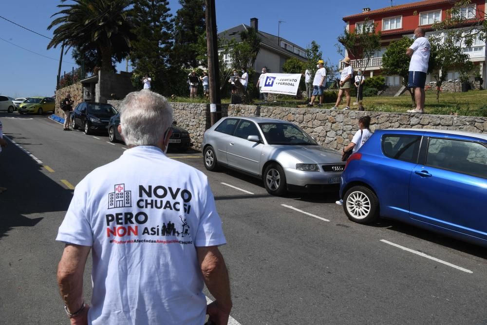 Acto de los afectados por la ampliación del CHUAC