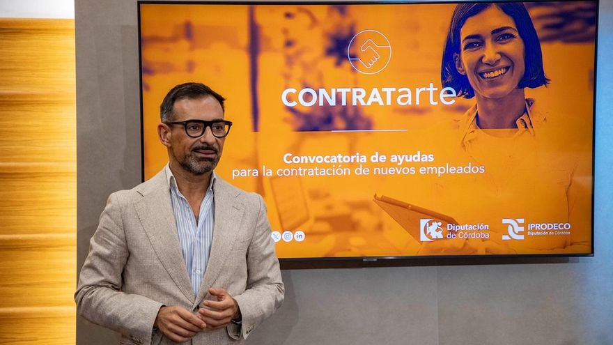 La Diputación de Córdoba abre el plazo de las ayudas Contratarte 2025 para el fomento del empleo estable