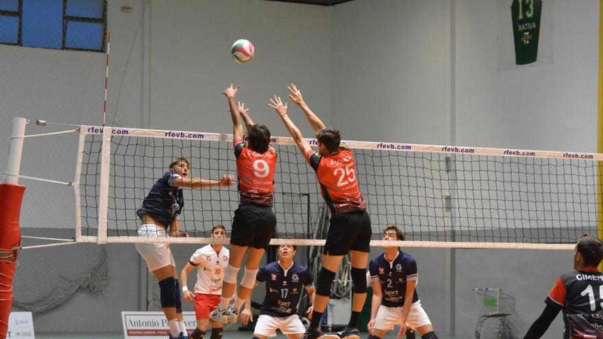 Pleno de victorias del voleibol de Xàtiva en ls Superliga 2