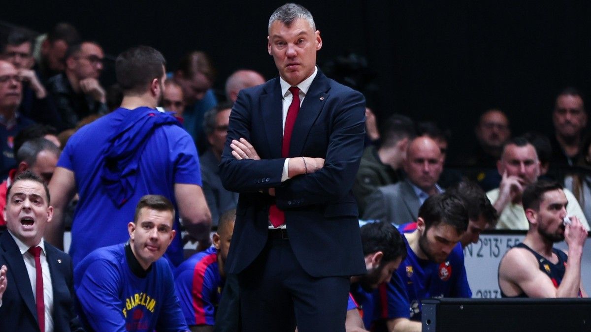 Sarunas Jasikevicius, en el partido de Copa ante Unicaja