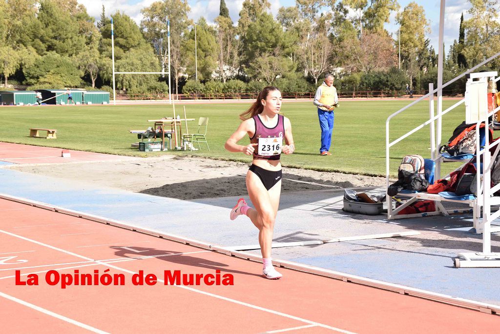 Regional absoluto y sub-23 de atletismo en Lorca (I)