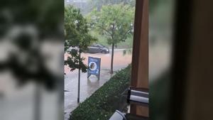 Lluvia intensa en Gavà