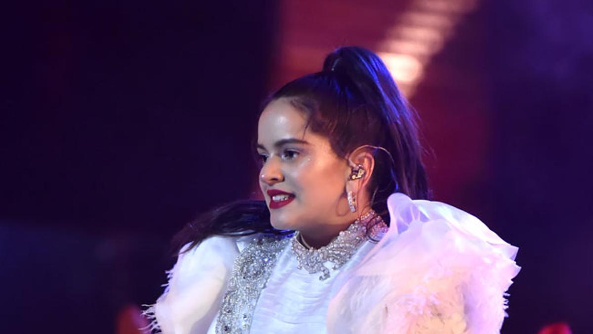 Rosalía durante los premios Grammy Latinos