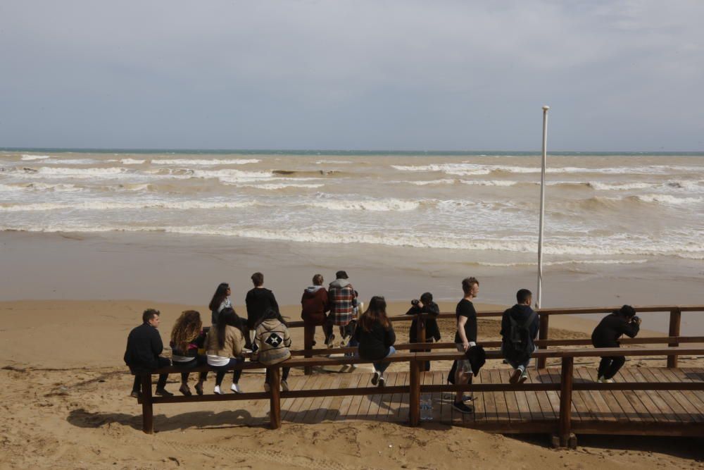 La huella del temporal en Elche