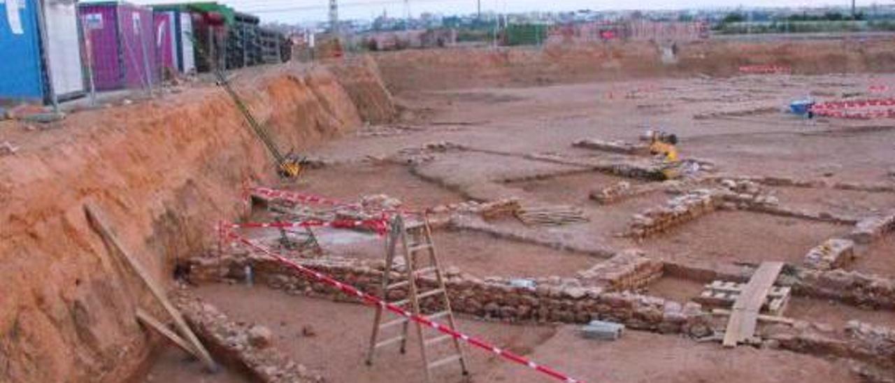 La Villa romana de Paterna, fechada en el 138 a. C., ha salido de la Lista Roja del patrimonio.