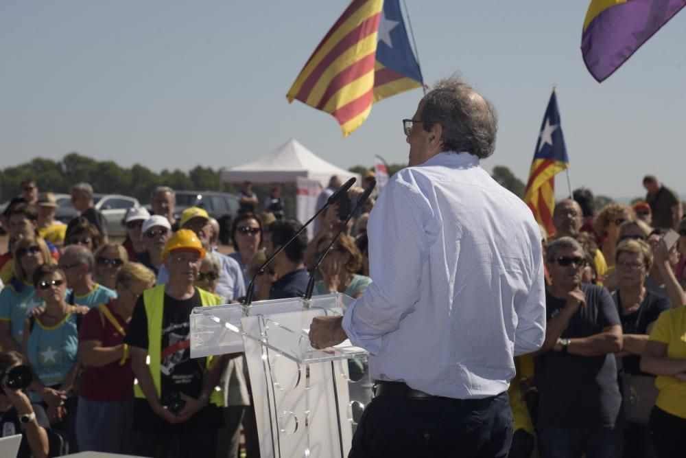 Acte institucional de Junts per Catalunya a Lledon