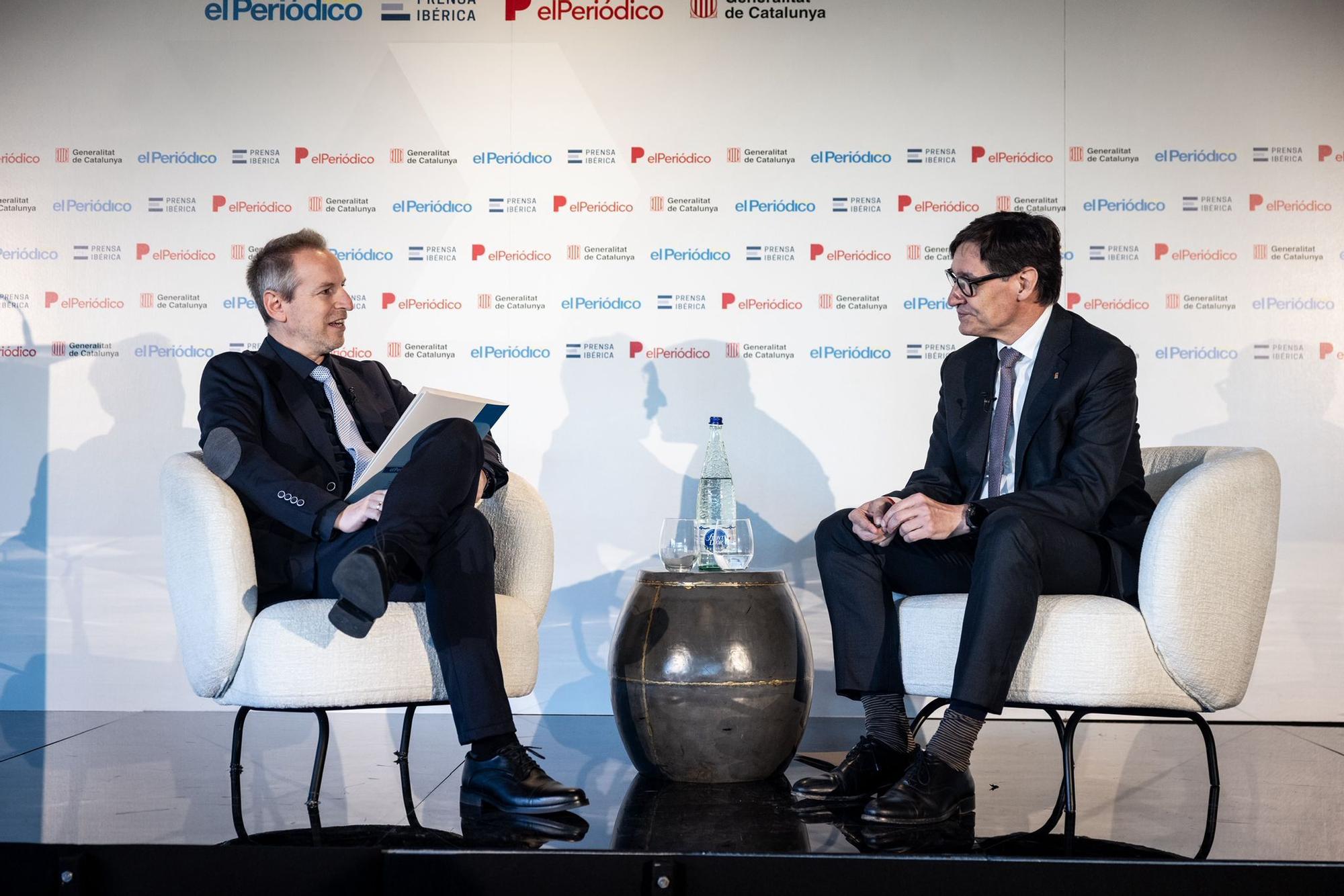 En imágenes | Desayuno informativo organizado por EL PERIÓDICO DE ARAGÓN con Salvador Illa y Pilar Alegría en Zaragoza