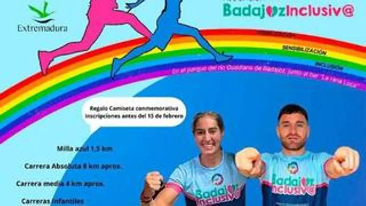 Badajoz Inclusivo celebra su carreras en el parque del río