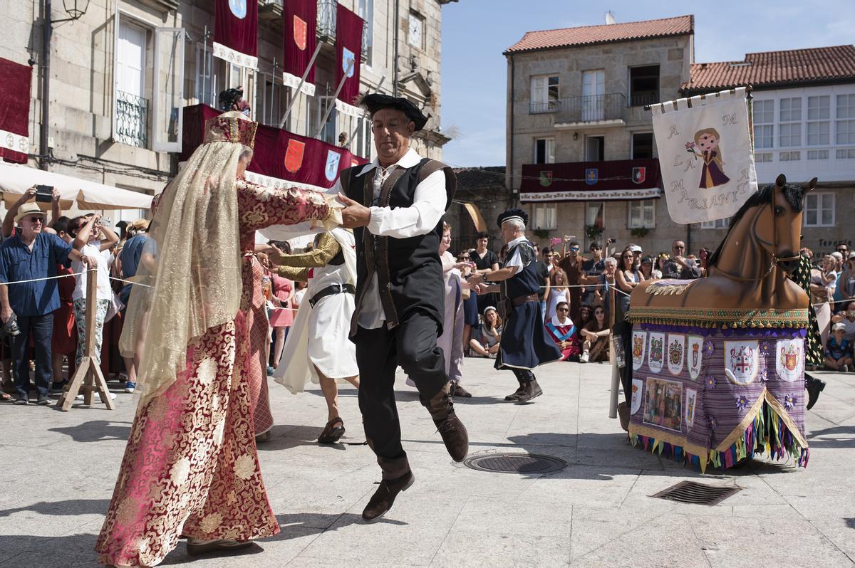 Baile de época en una anterior edición de la fiesta.