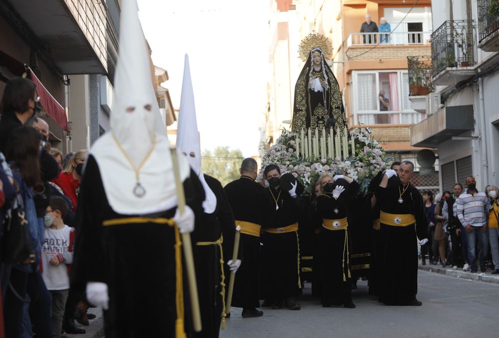 Procesión del Encuentro en el Port de Sagunt.