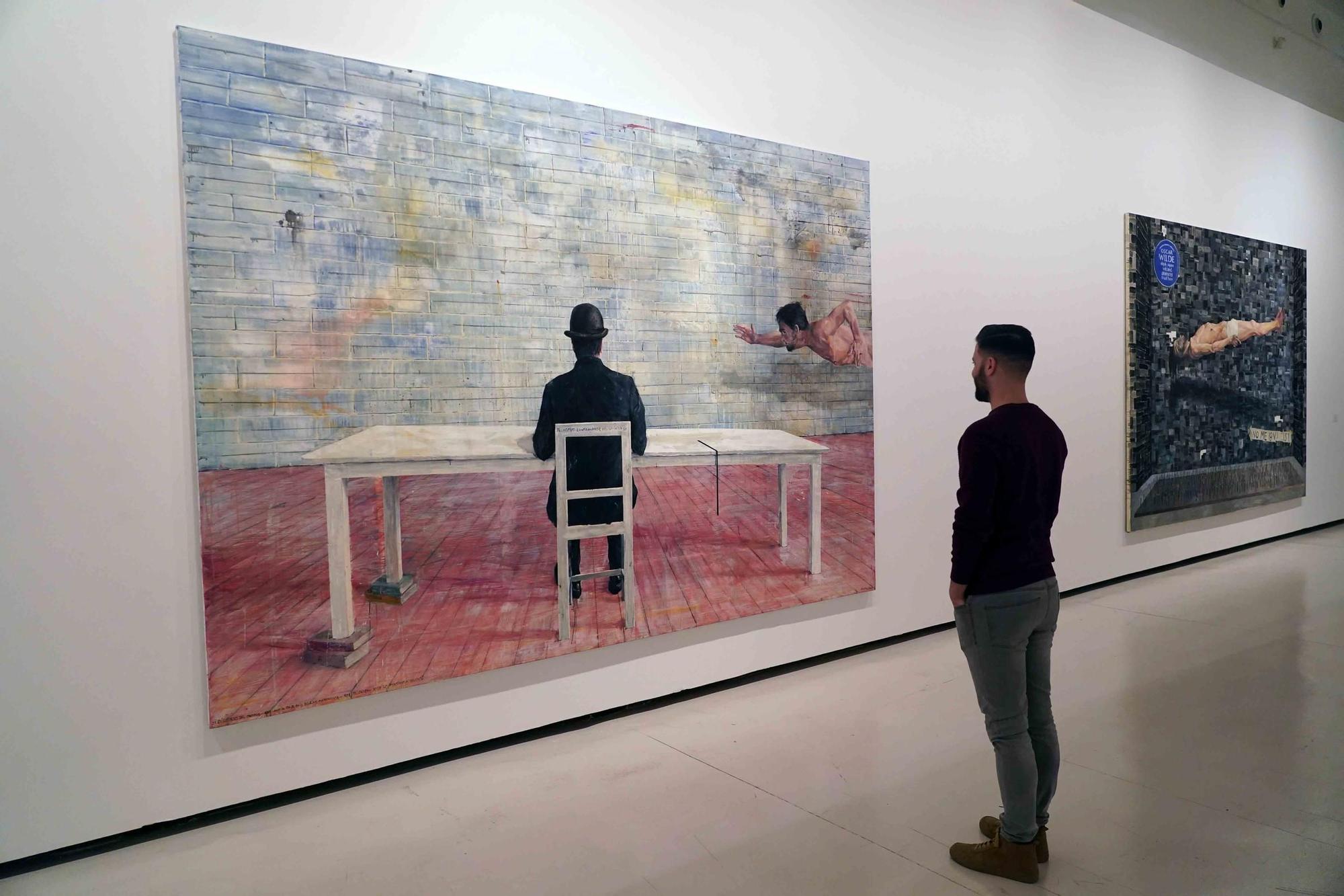 La exposición 'nadie es nada' de Eduardo Gruber, en el CAC Málaga.