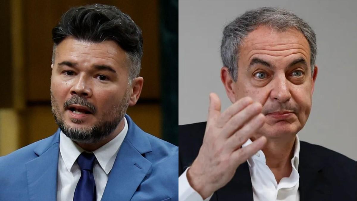 La opinión de Gabriel Rufián sobre la imputación de Zapatero: «Pregunta de examen»