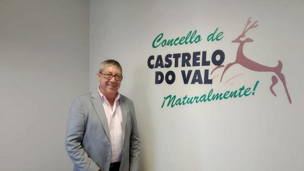 Vicente Gómez en una imagen del Concello de Castrelo do Val
