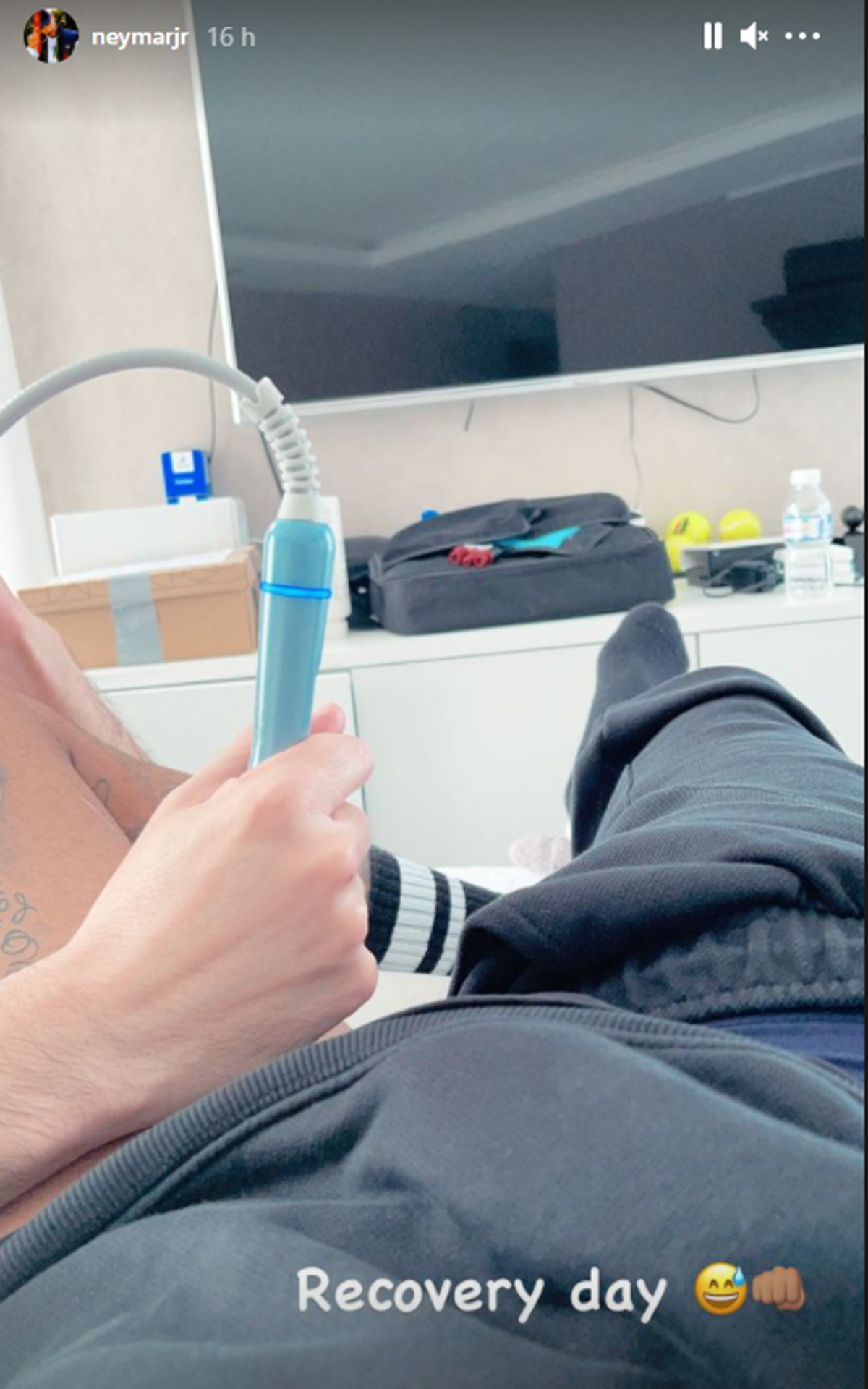 Neymar causa sensación, sin querer, con esta curiosa foto en Instagram