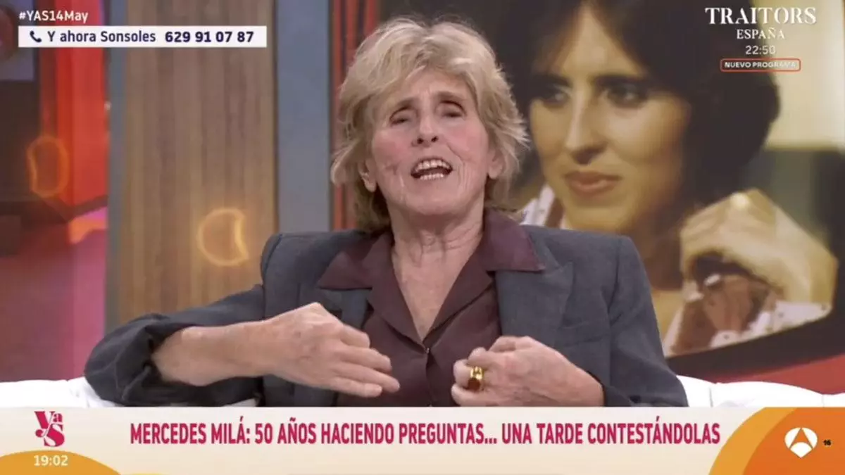 Mercedes Milá se cabrea con los directivos de Antena 3 en pleno 'Y ahora Sonsoles': "Sois unos antiguos"