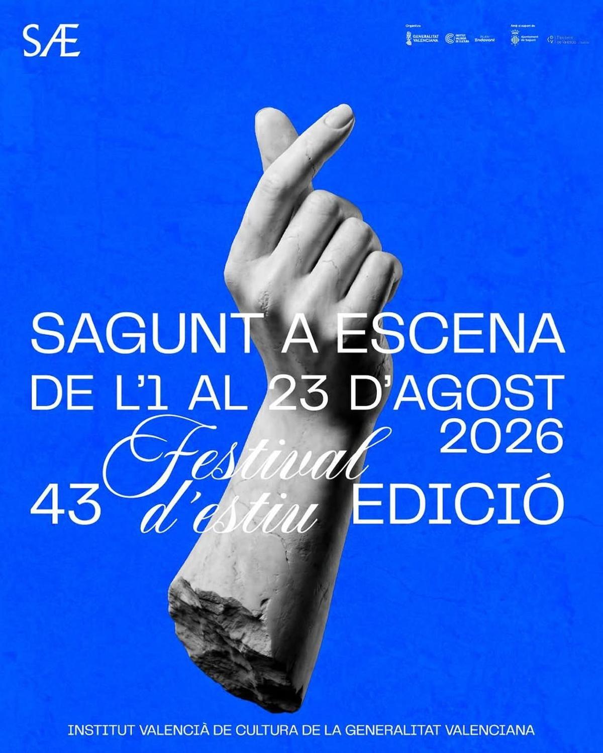Cartell de la present edició de Sagunt a Escena.