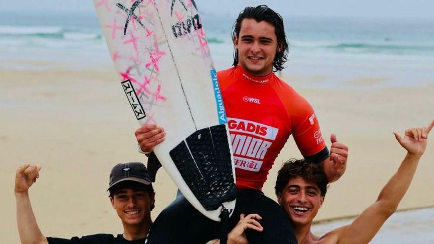 Keko Ferreiro, celebrando su victoria.