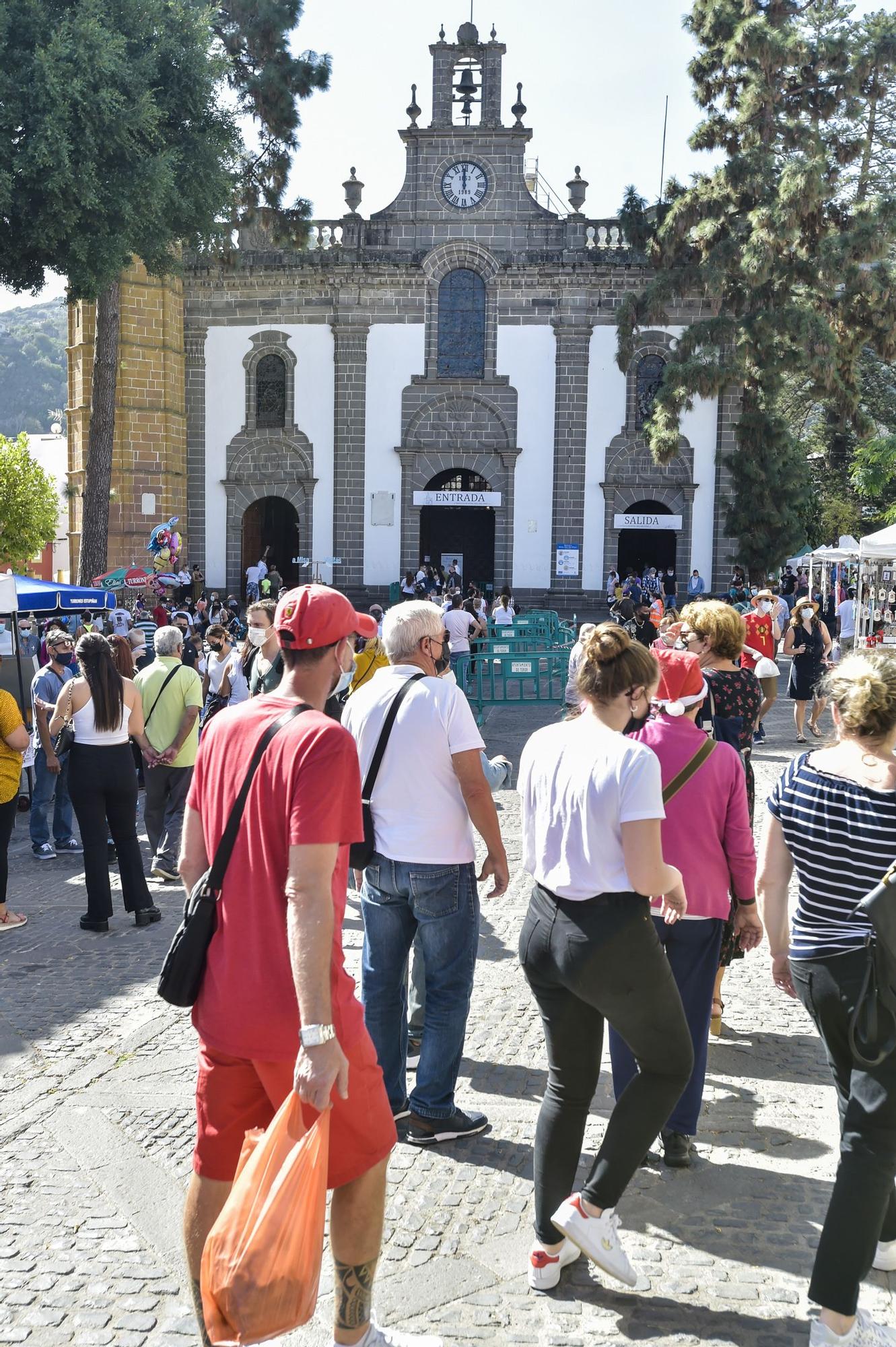 Encuentro de caravanas en Teror