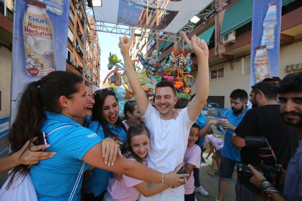 Florida Portazgo, ganadora del primer premio infantil de las Hogueras