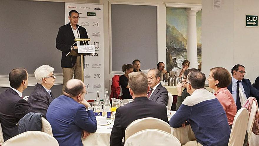 Francisco Prieto Toranzo, durante una intervención | L. O. Z.