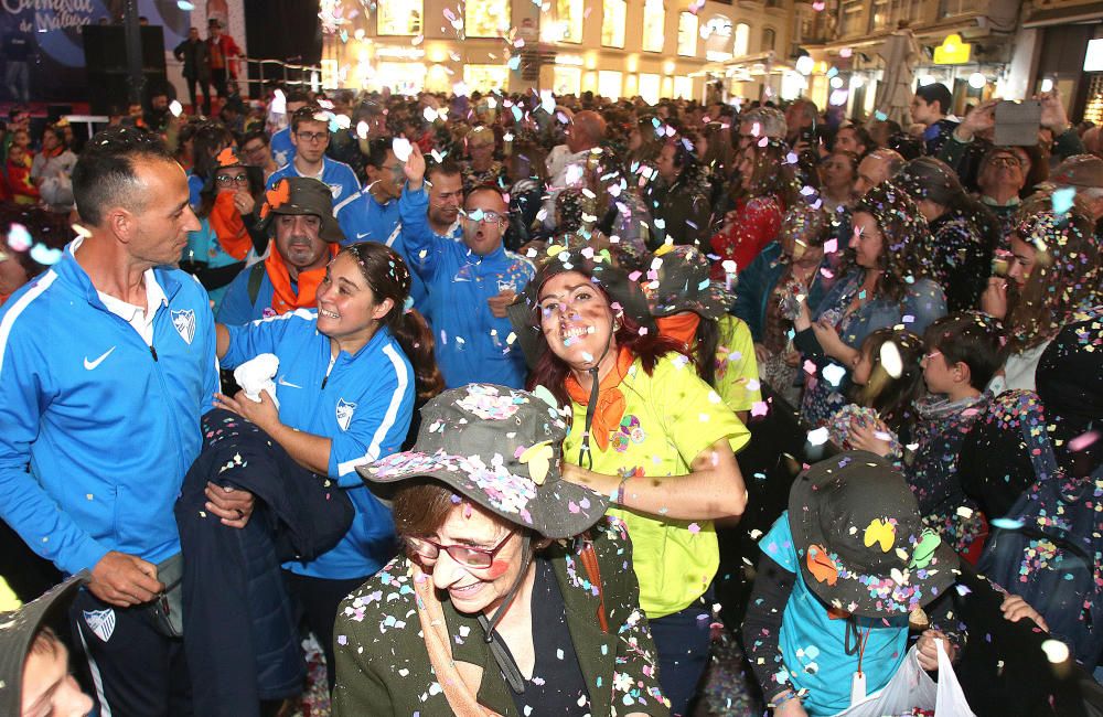 Sábado de carnaval en Málaga