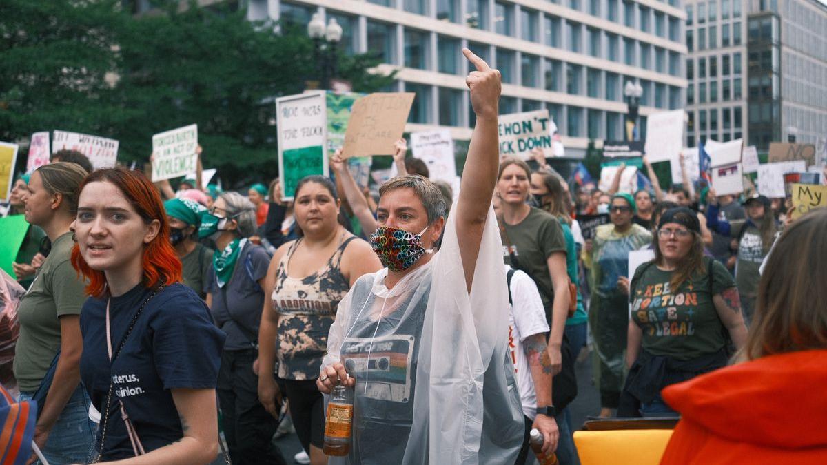 Protestas contra el veto al aborto en EEUU.