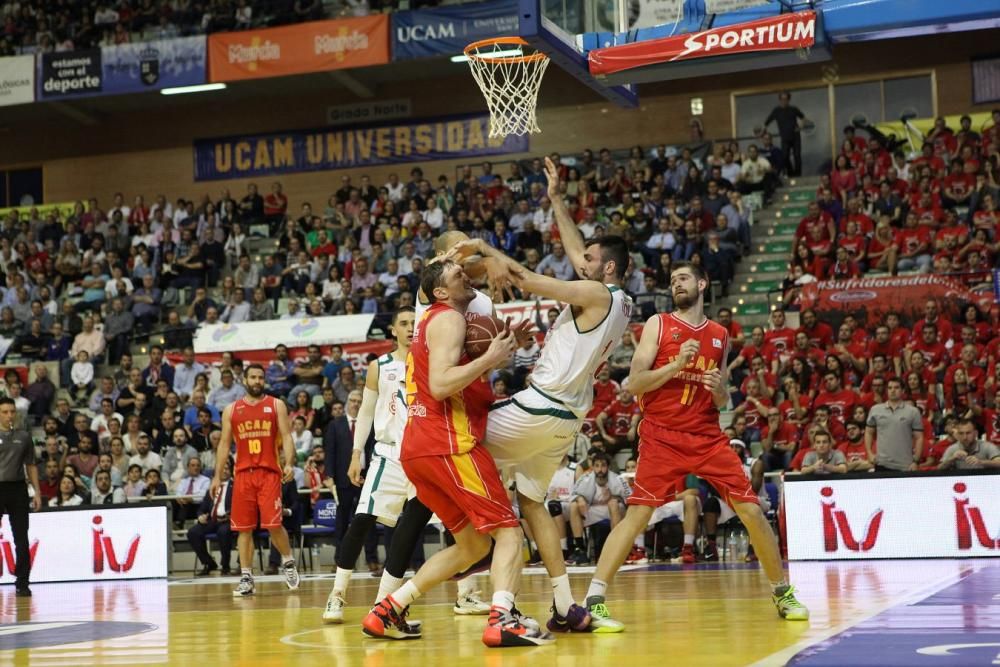 Baloncesto: El UCAM Murcia - Sevilla, en fotos