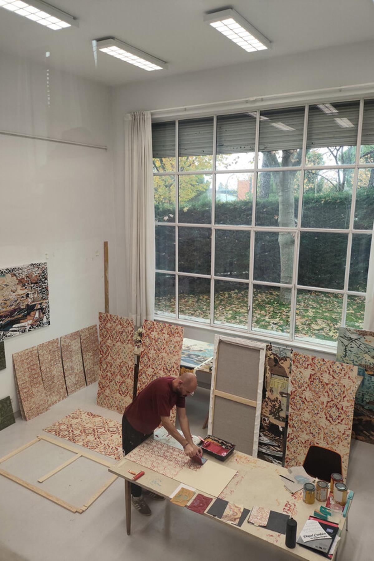 Federico Miró, en su atelier