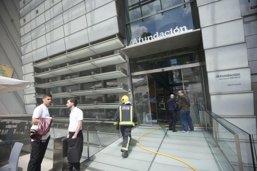 Desalojada la sede de Afundación en el Cantón