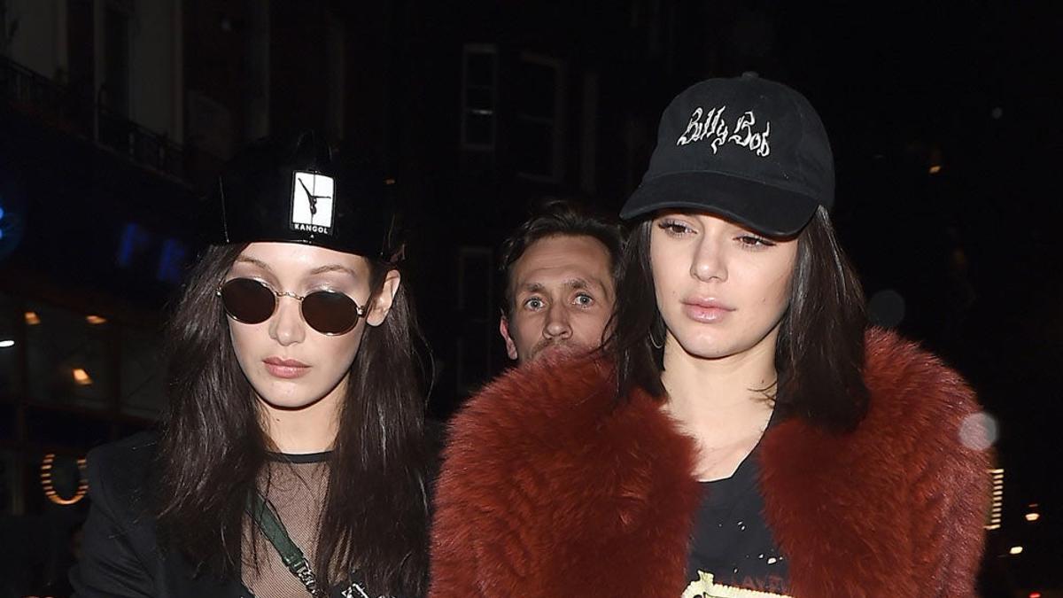 Bella Hadid y Kendall Jenner, salen a cenar en Londres