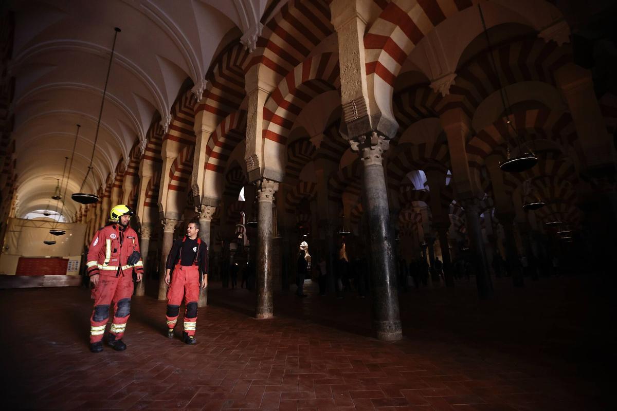 Simulacro de Incendio en la Mezquita-Catedral de Córdoba