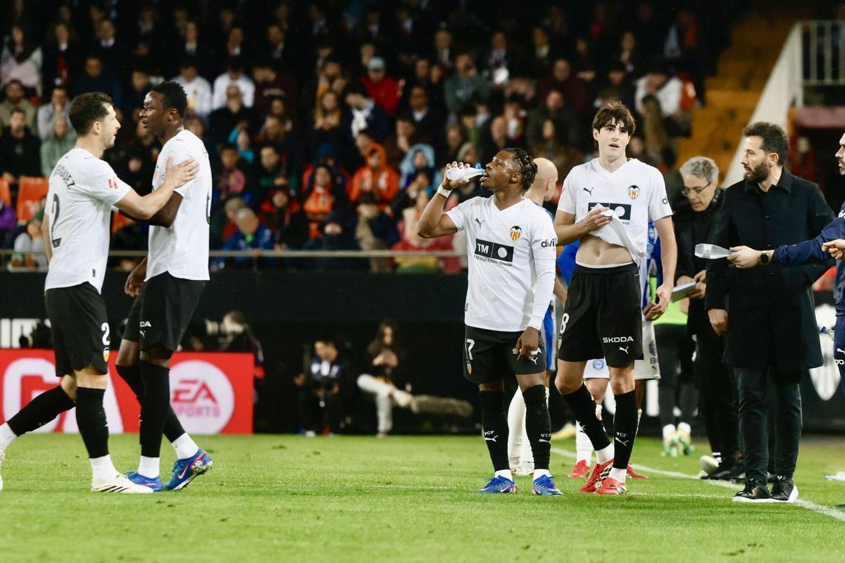 Valencia. Partido de liga Valencia CF vs Deportivo Alavés VLC SPD