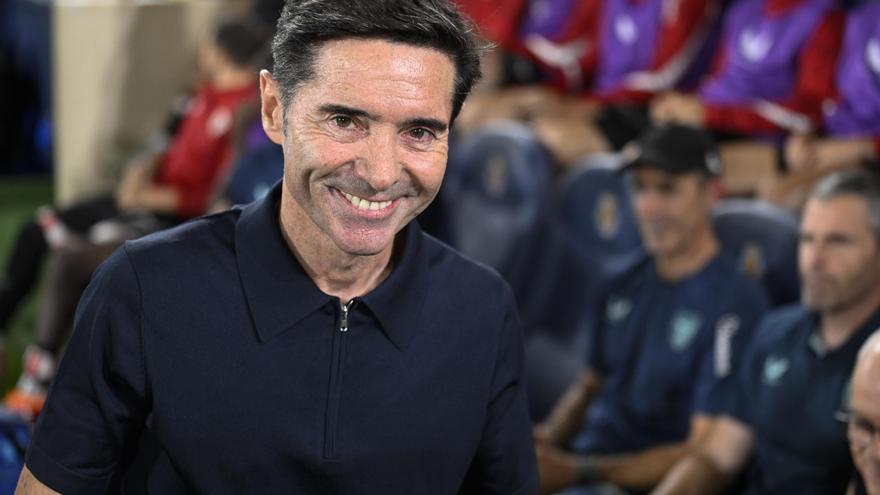 Marcelino: "Estoy contento por haber conseguido nueve puntos en una semana"
