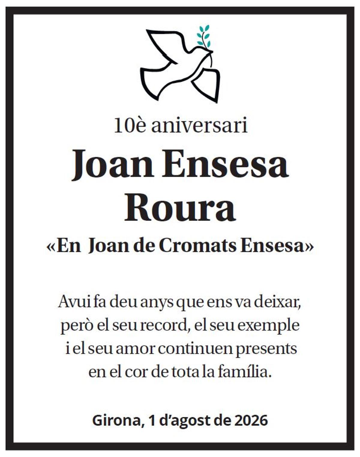 Joan Ensesa Roura.