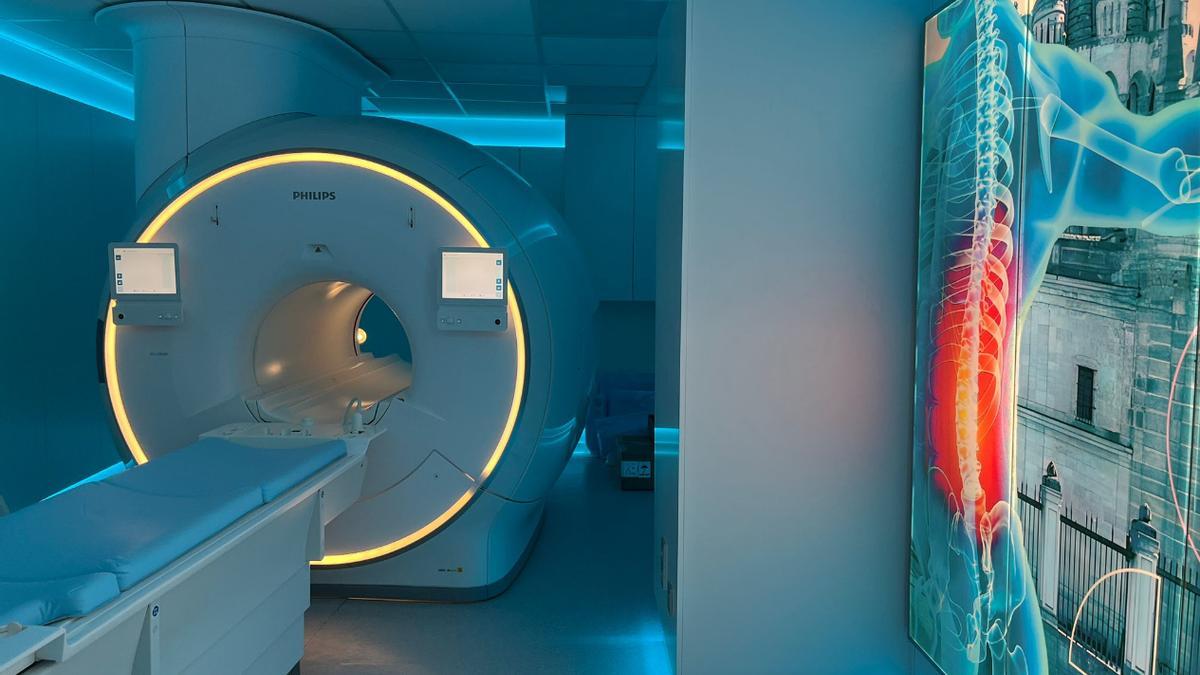 Resonancia magnética.